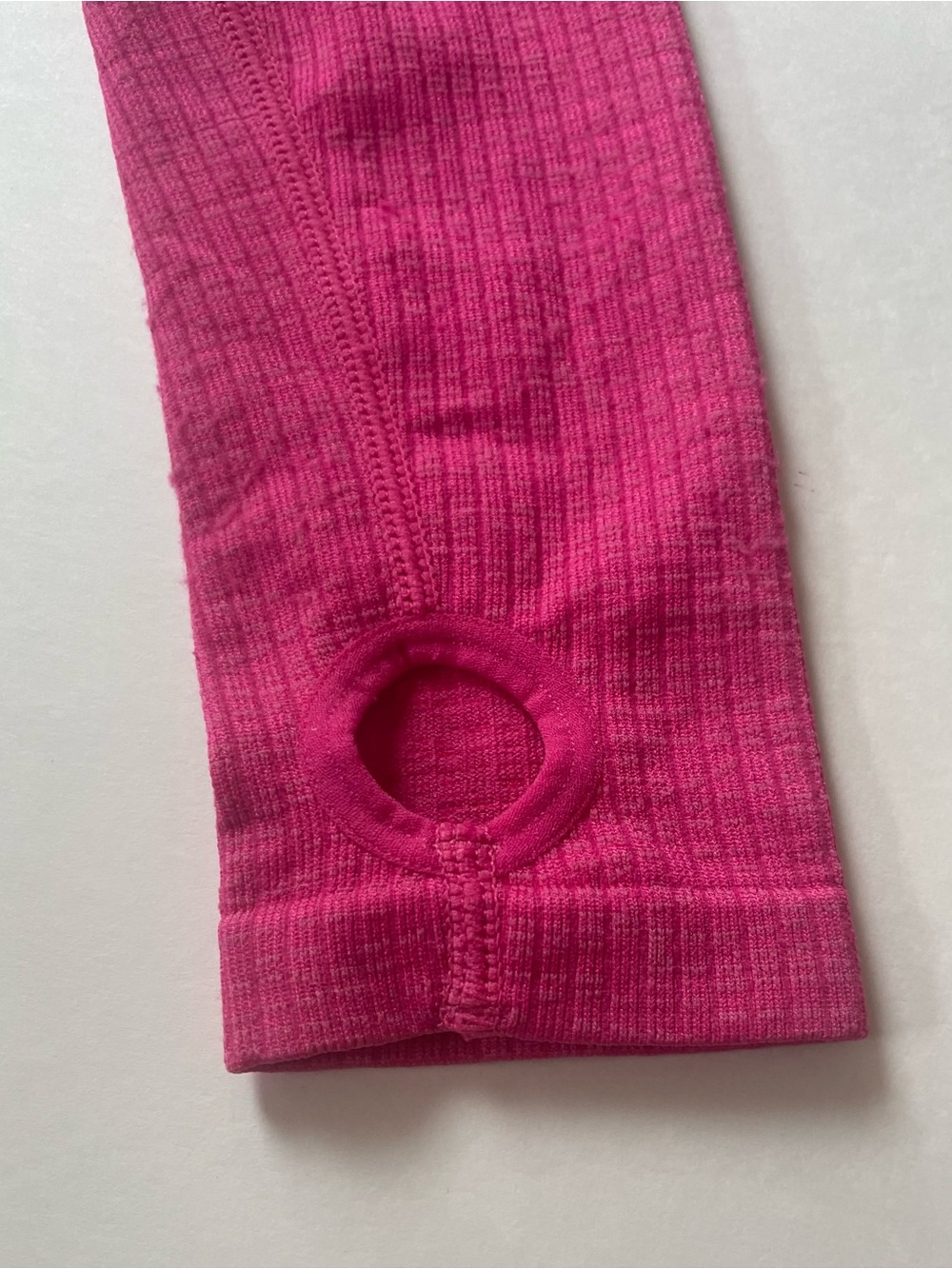 JoyLab Hot Pink Ribbed Twist-Front Crop Top & Leggings Pilates Yoga Wear - Picture 5 of 13
